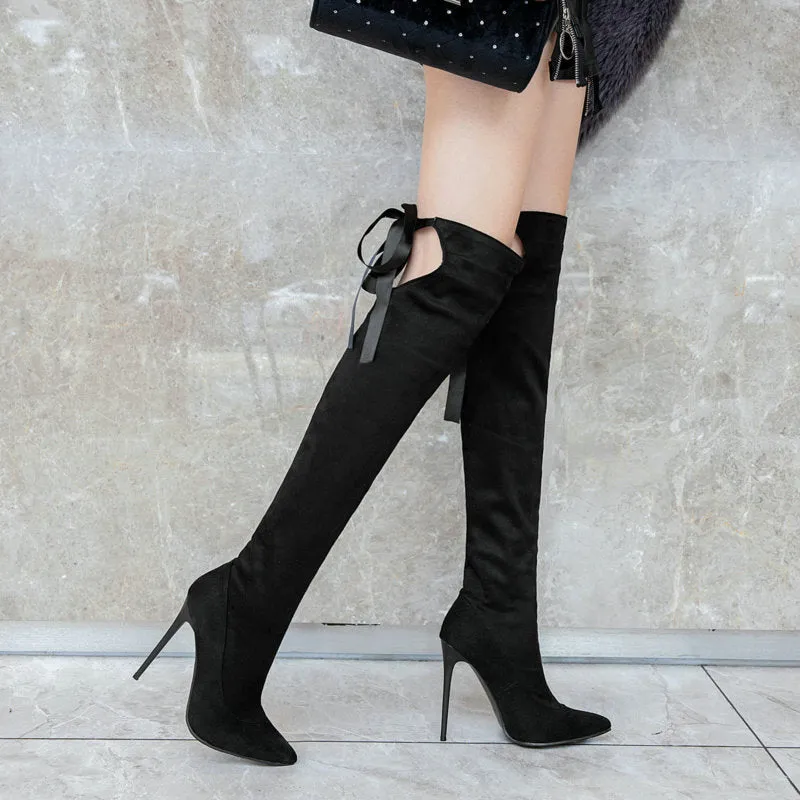 Autumn And Winter Knee Length Boots