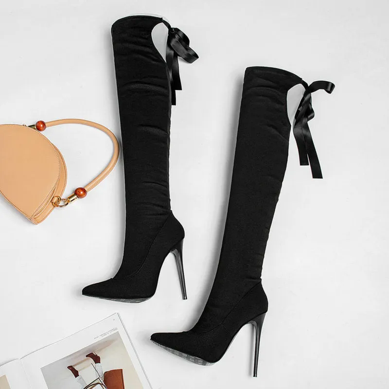 Autumn And Winter Knee Length Boots