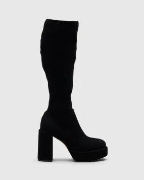 Barbie Boot Black Suede