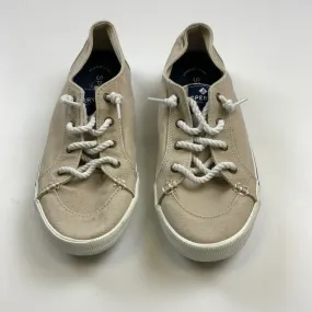 Beige Shoes Sneakers Sperry, Size 8