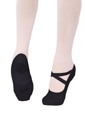 Capezio Hanami Stretch Canvas Adult Black Ballet Shoe 2037W