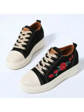 Cheap Embroidery Stitching Casual Shoes