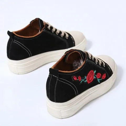 Cheap Embroidery Stitching Casual Shoes