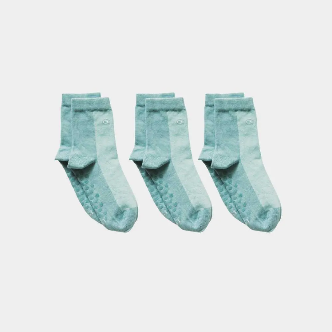 Cool Tones Kids Short Socks - 98% Organic Cotton