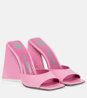 Devon The Attico patent leather mules, pink