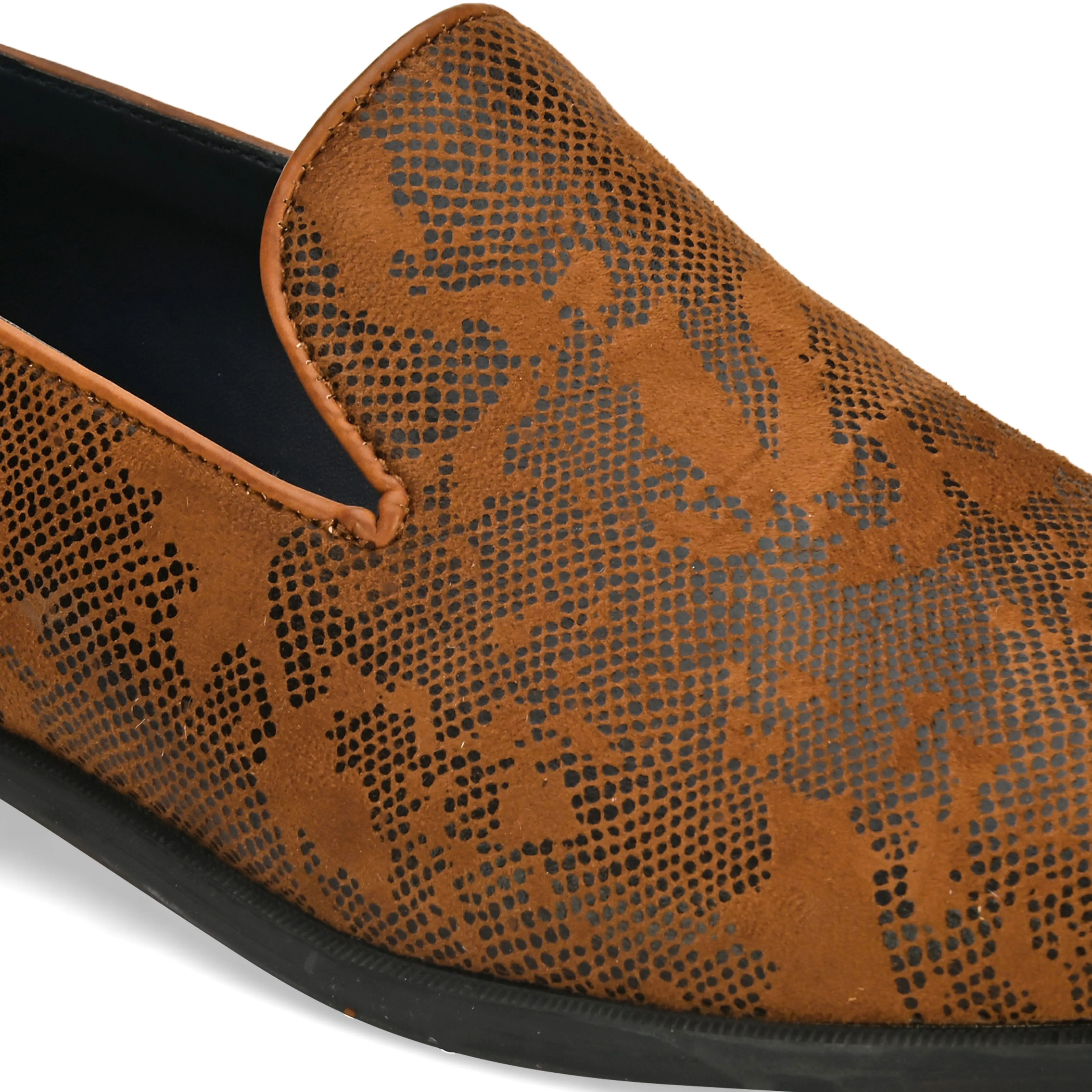 Elan Tan Loafers