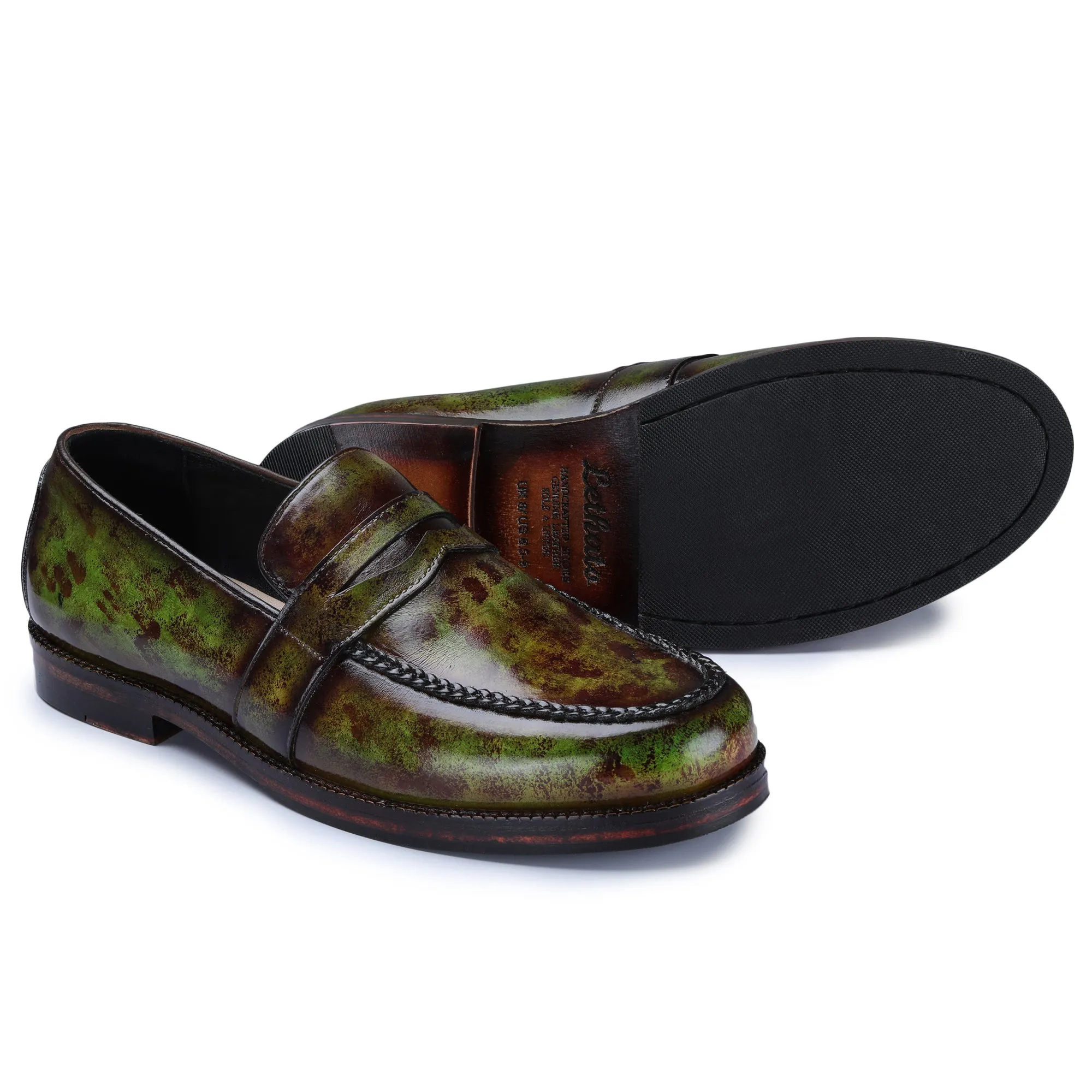 Penny Loafers - Green