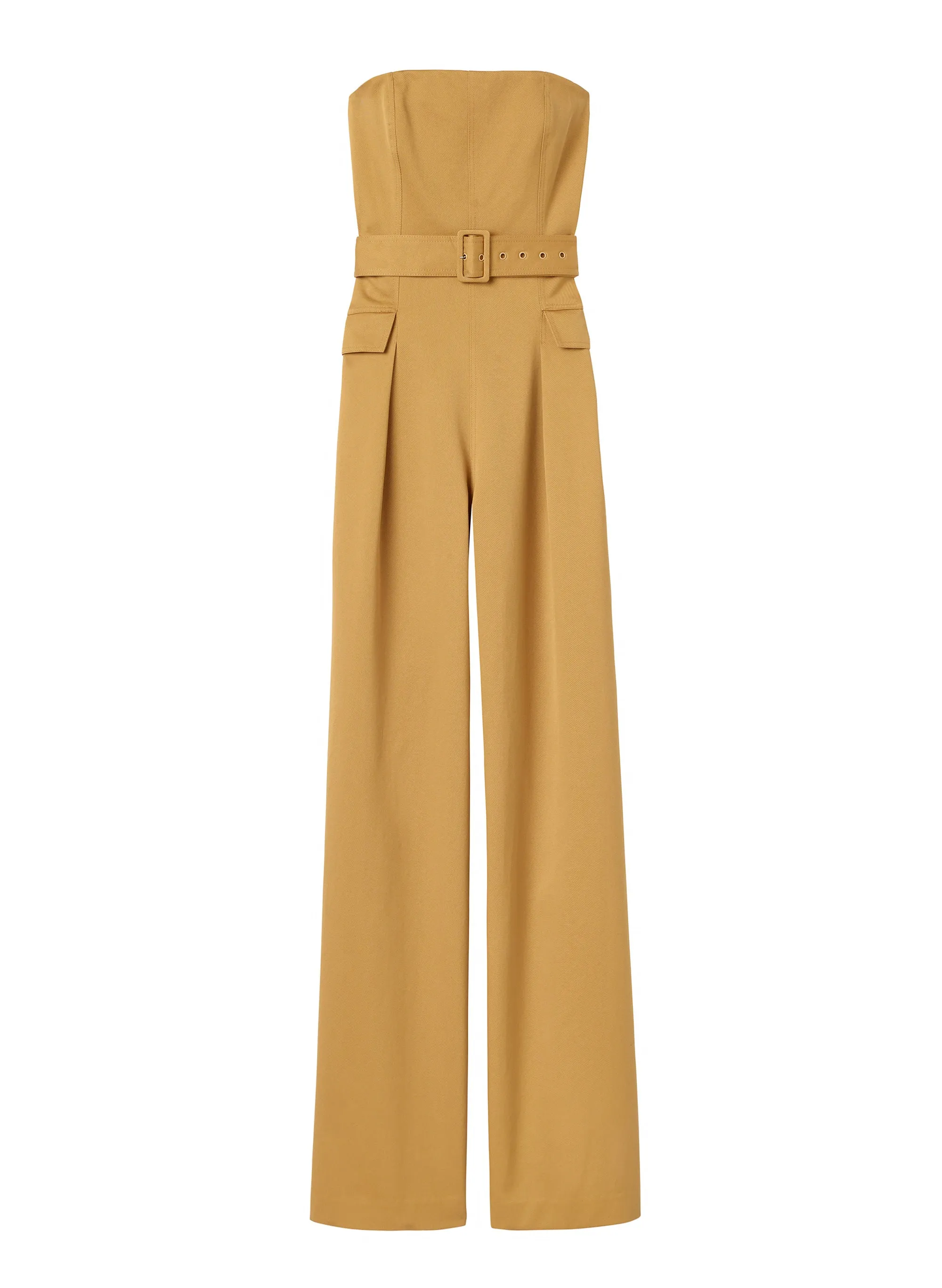 Presley Strapless Cotton Jumpsuit