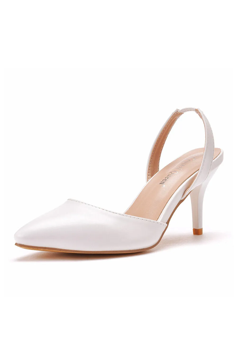 Simple Elegant Pointed Toe Stiletto Slingback High Heels