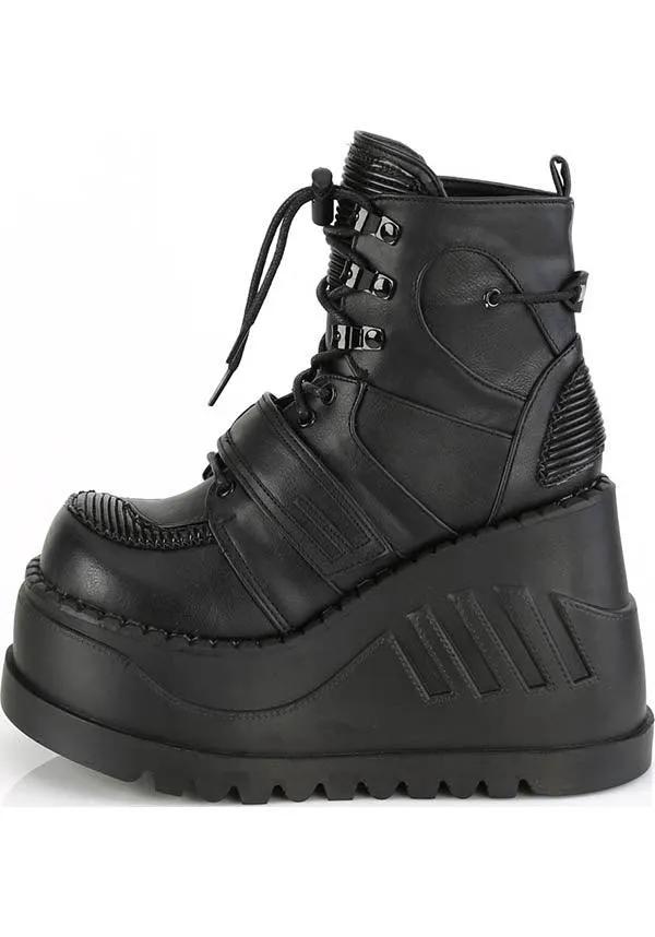 STOMP-13 [Black] | PLATFORM BOOTS [PREORDER]